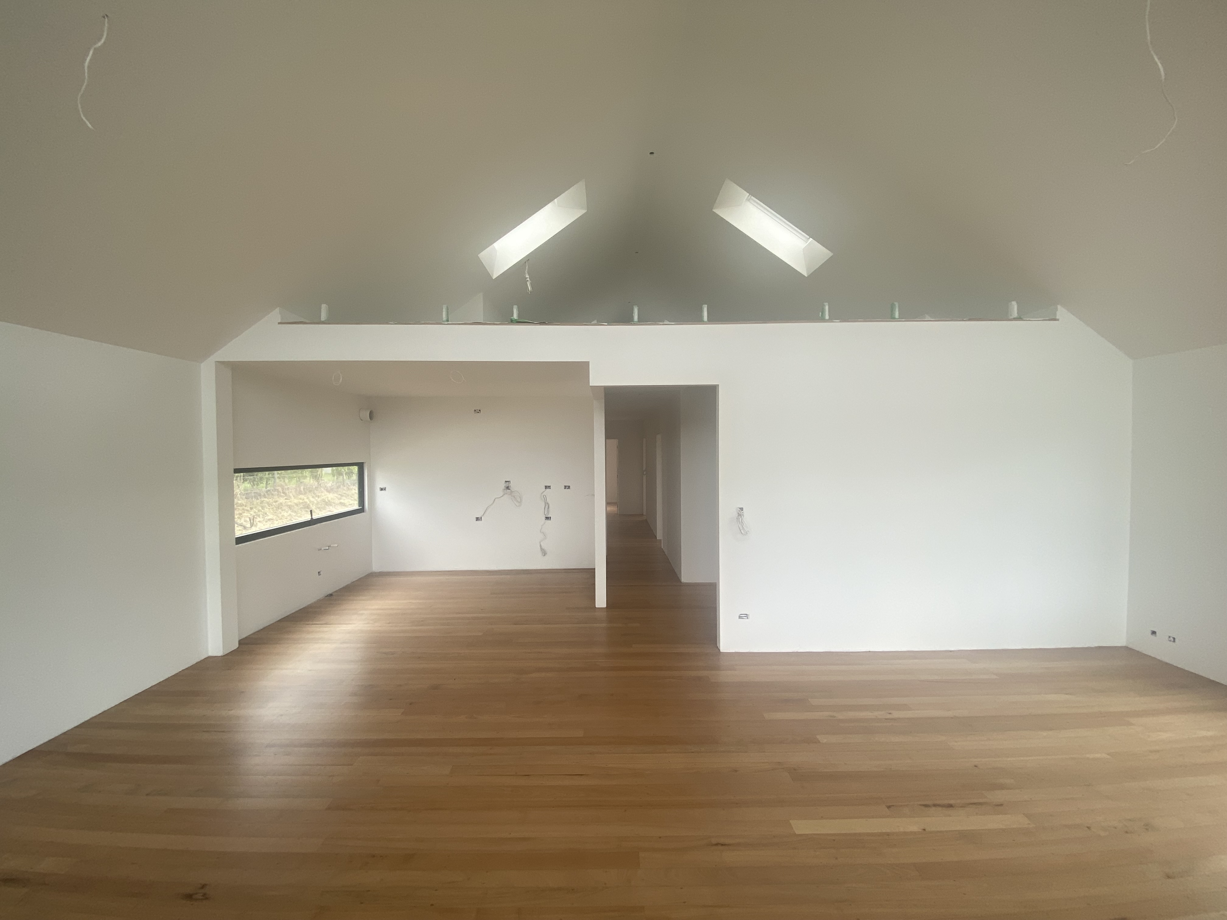 Timber floor installed