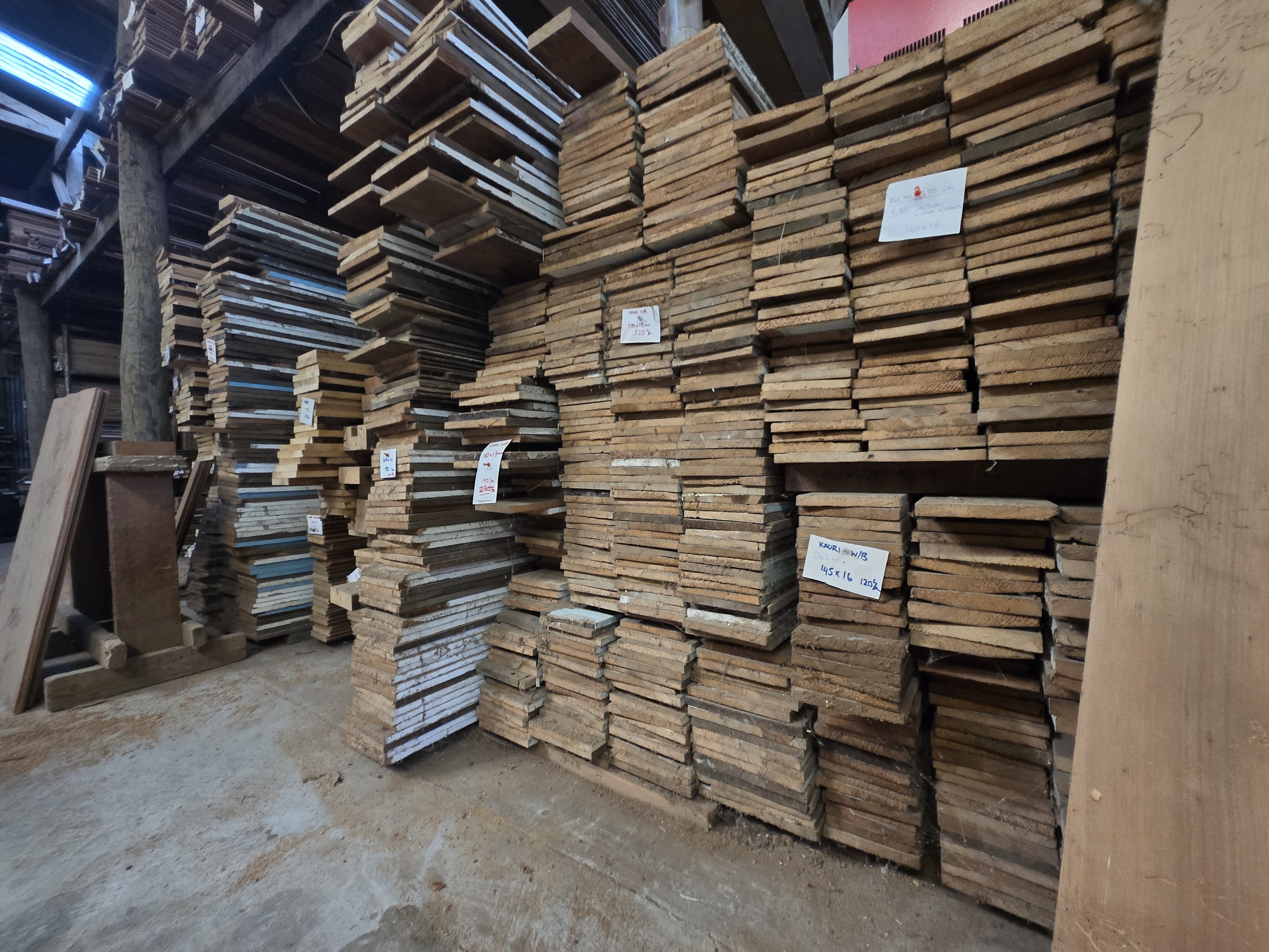 David at the timber yard
