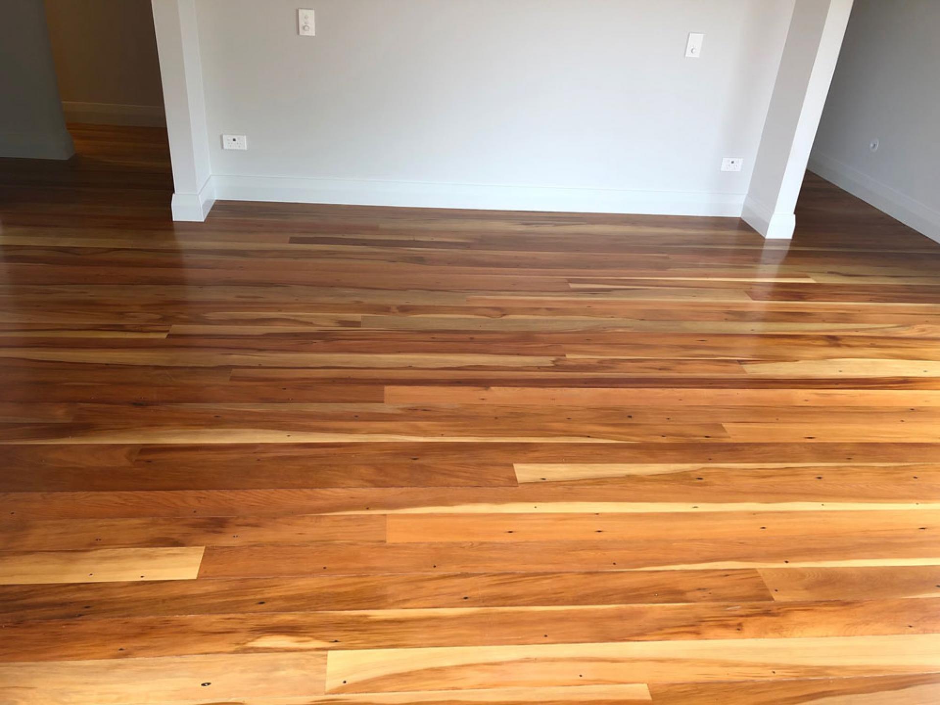Matai flooring installed in home