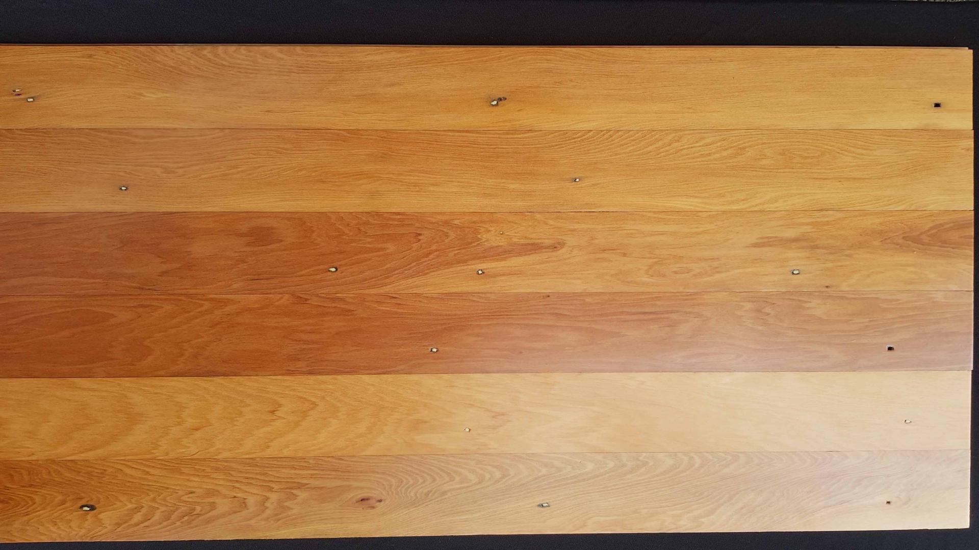 Coloured Rimu — remachined close-up