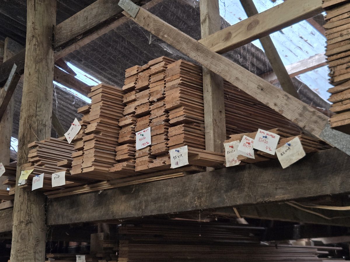 David at the timber yard